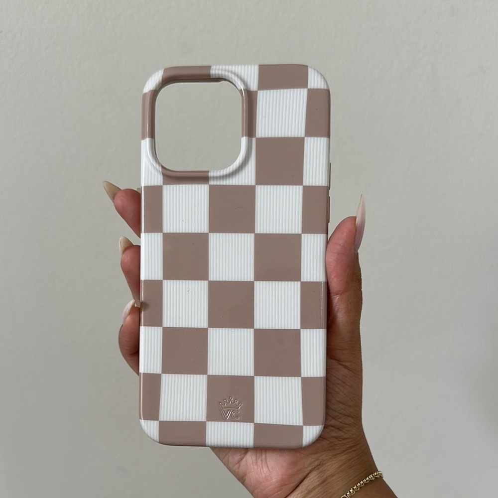 Velvet Caviar Checkered iPhone 14 Pro Max Case